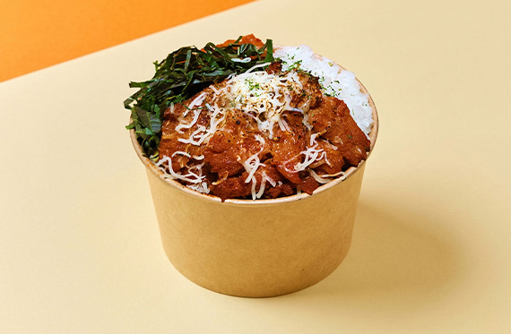 제육 깻잎 컵밥